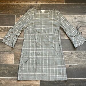 Houndstooth Plaid Dress